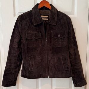 Brown Suede Jacket Made in USA